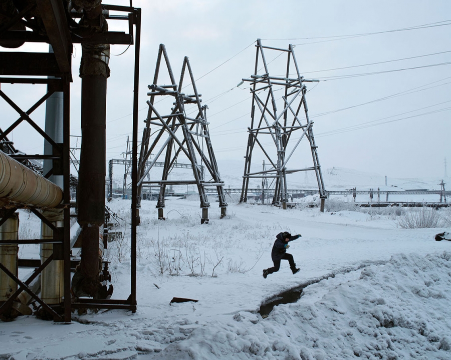 Â©Julien Chatelin 2016Norilsk, Russia, November 2016Satellite city of Kayerkan